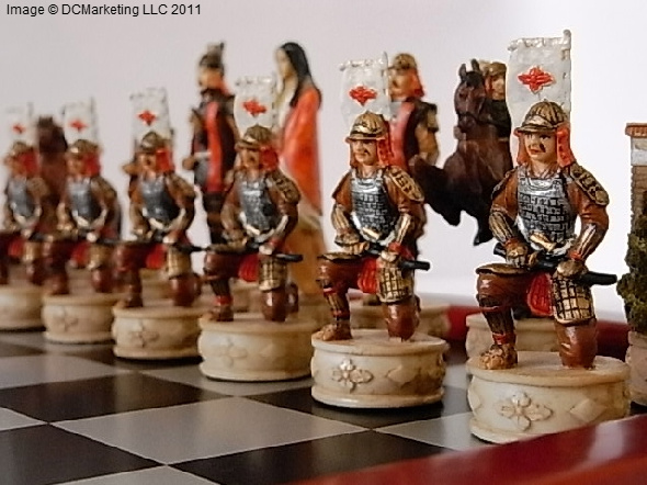 Samurai Themed Chess Set